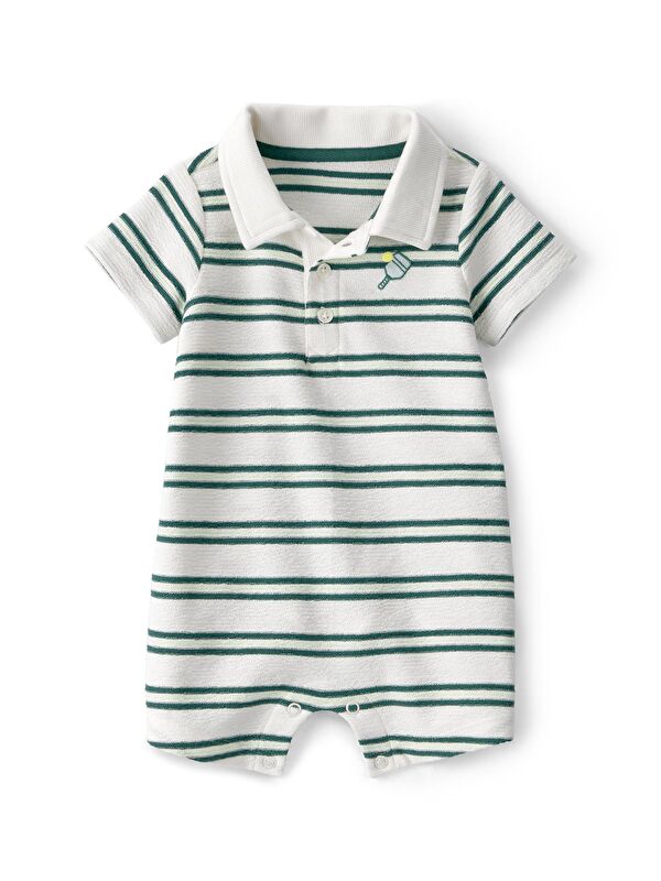Carter's Erkek Bebek Kısa Tulum 3 Ay-24 Ay Yeşil