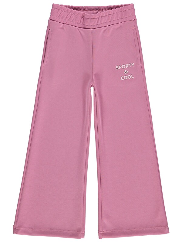 Civil Girls Sporty&Cool Baskılı 6-9 Yaş Eşofman Altı - Pembe