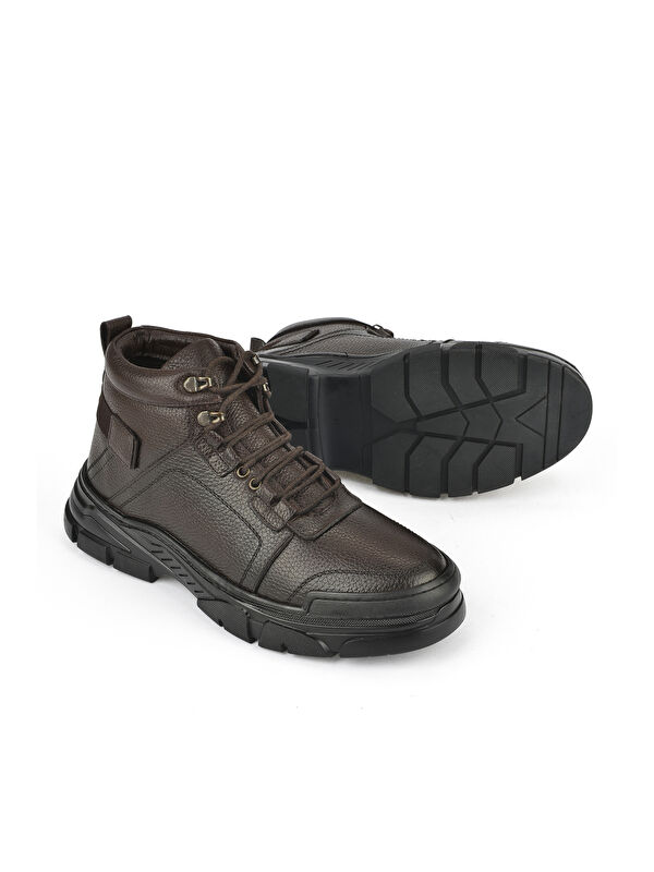 Erkek Hakiki Deri Bot 1531040ZK2311 Kahve - Görsel 5