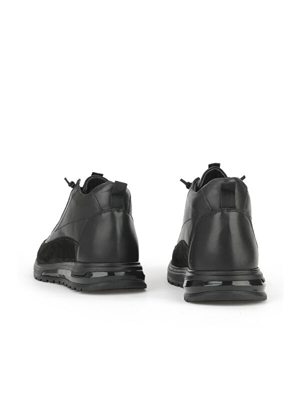 Erkek Hakiki Deri Bot 1531037Z2403 Siyah - Görsel 4