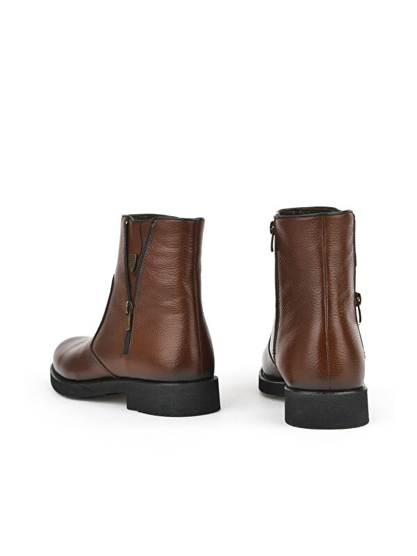 Erkek Hakiki Deri Bot 15319Z2160 Taba - Görsel 4