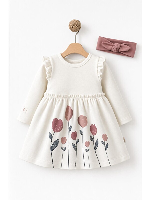 BabyCosy Organic  Bebek Elbise %100 Organic Pamuk Yenidoğan Serisi-CSY3089