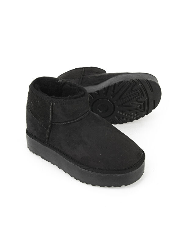 Suni Kürklü Kadın Bot 1531044Z1002 Siyah - Görsel 5