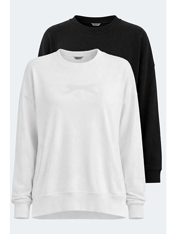 SLAZENGER VIKENTI SW 2 Lİ SET Kadın Sweatshırt