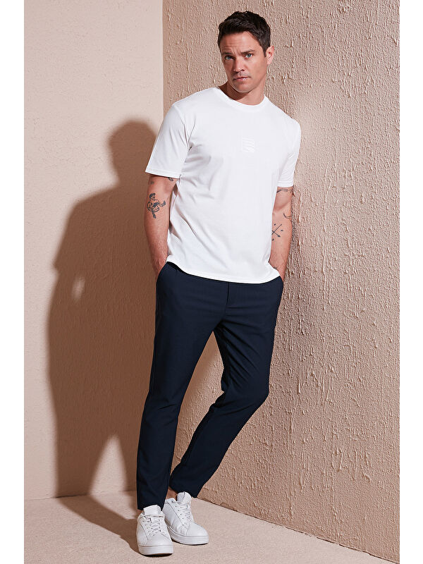Buratti Streç Regular Fit Normal Bel Düz Paça Jogger Pantolon CF25617953
