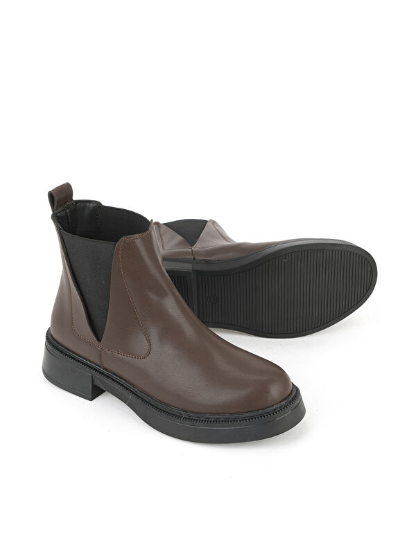 Kadın Bot 1531044Z4008 Kahve - Görsel 5