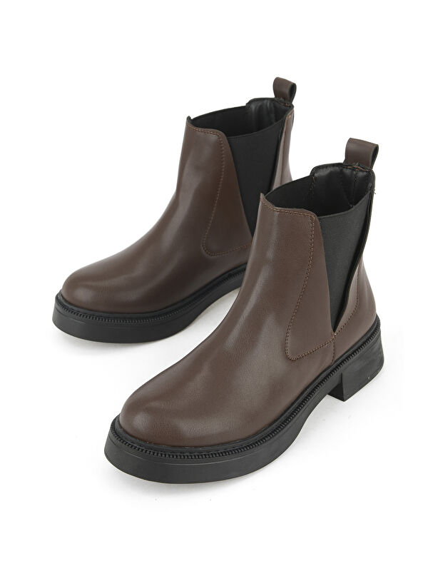 Kadın Bot 1531044Z4008 Kahve - Görsel 6