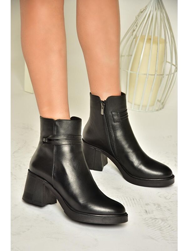 T5554514 Siyah Kadın Bot - Görsel 4