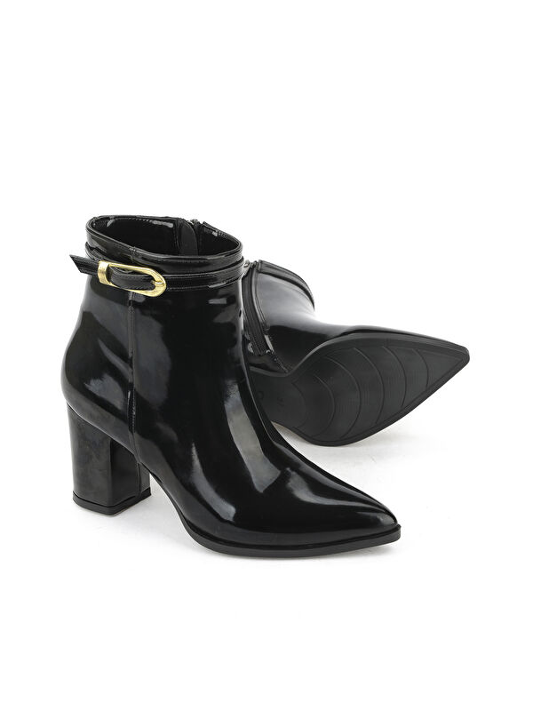 Kadın Topuklu Bot 1531044Z4010 Siyah - Görsel 5