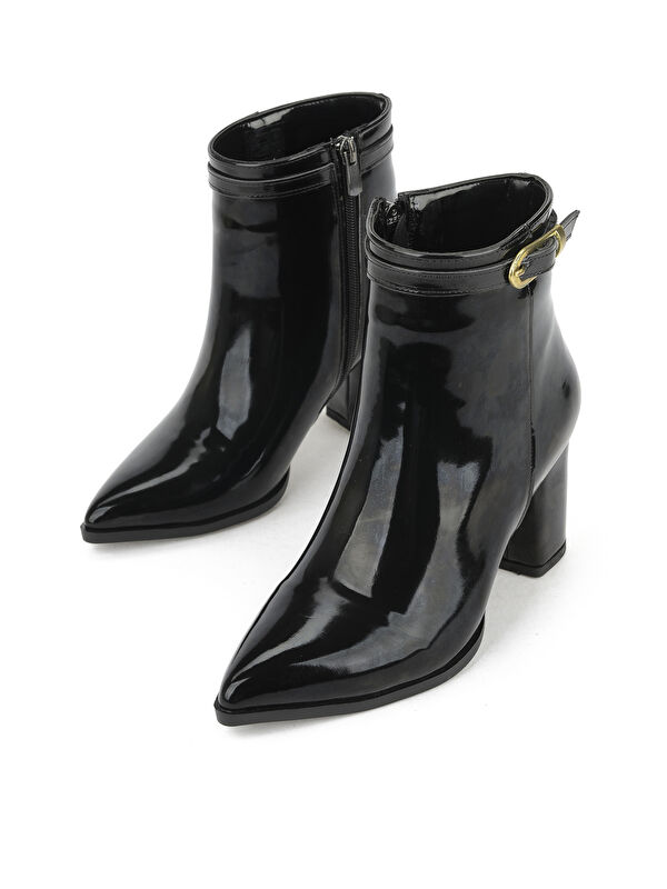 Kadın Topuklu Bot 1531044Z4010 Siyah - Görsel 6