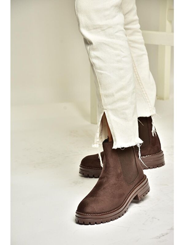 T7269237 Kahverengi Kadın Bot - Görsel 5