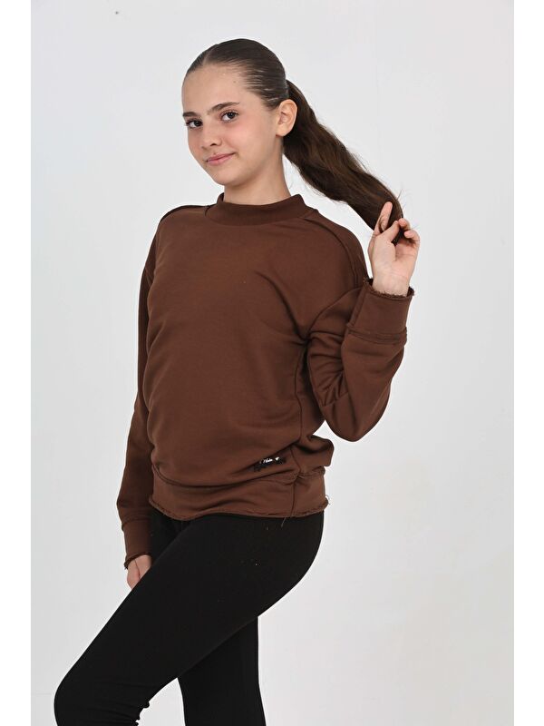 Toontoykids Kız Çocuk Happen Nakışlı Sweatshırt
