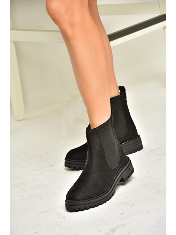 T7269237 Siyah Kadın Bot - Görsel 3
