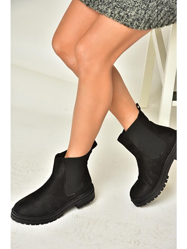 T7269237 Siyah Kadın Bot - Görsel 5