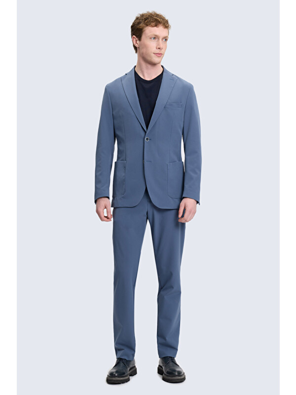 Hatemoğlu indigo Slim Fit Mono Yaka Casual Takım Elbise
