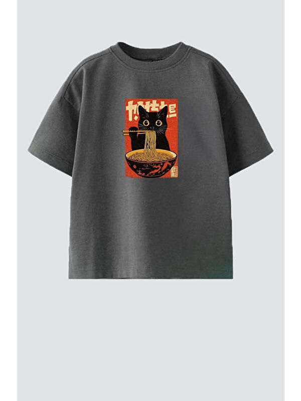 Monila Erkek Çocuk Pamuklu Bisiklet Yaka Baskılı T-Shirt