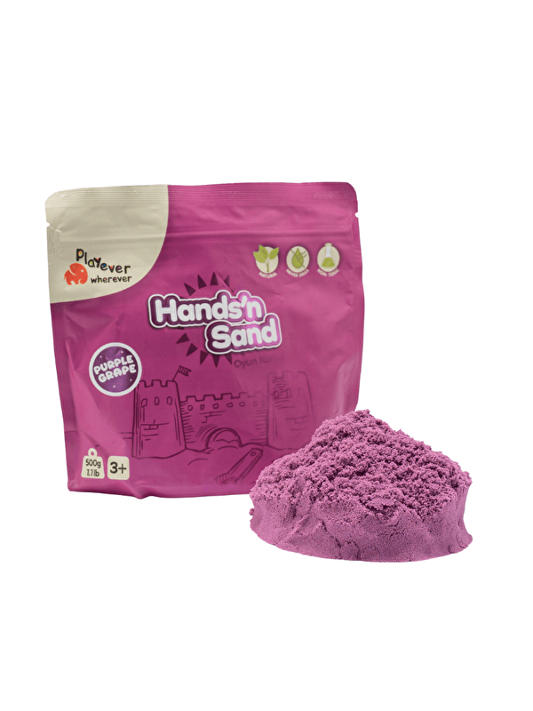 Playever Hands'n Sand Doğal Kinetik Kum 500gr - Mor