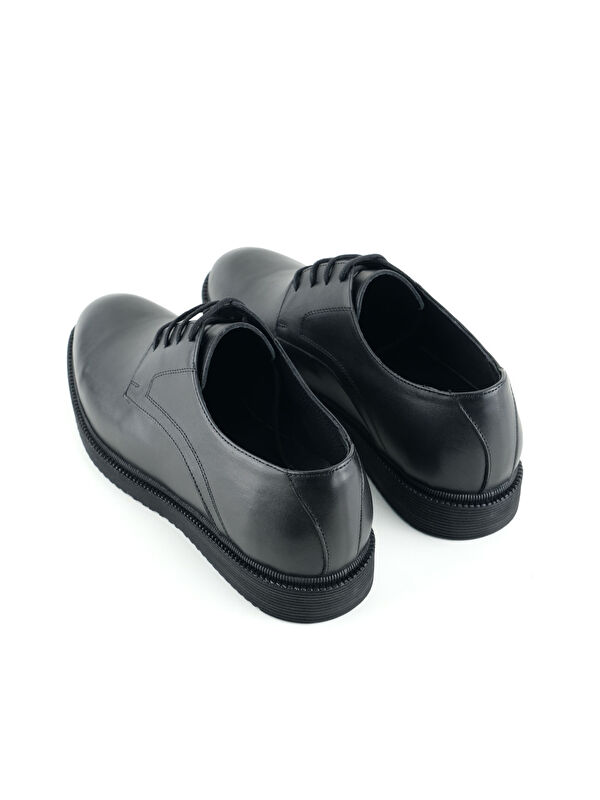 Erkek İç Dış Hakiki Deri Ortopedik Rahat Taban Bağcıklı Ayarlanabilir Günlük Klasik Ayakkabı - Görsel 5