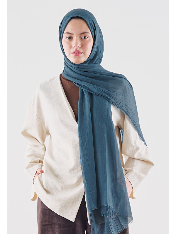 Fresh Scarfs Dubai Premium Şal İndigo
