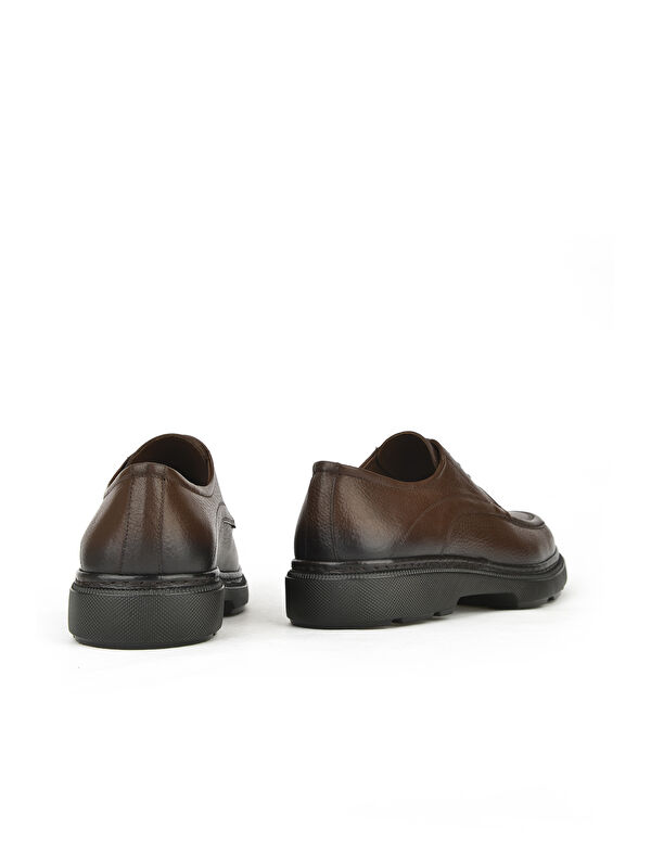 Erkek Hakiki Deri Ayakkabı 143745ZAB0707 Kahve - Görsel 4