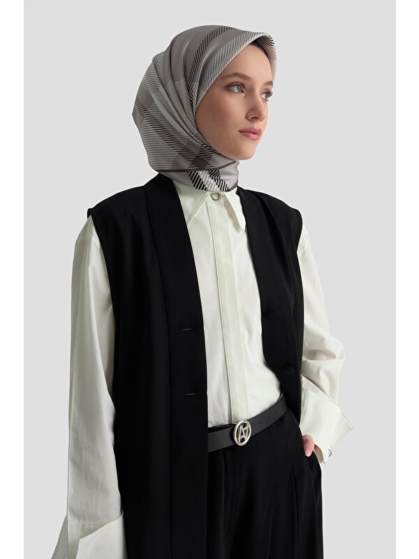 ARMİNE Asimetrik Yelek 25K4801 Siyah