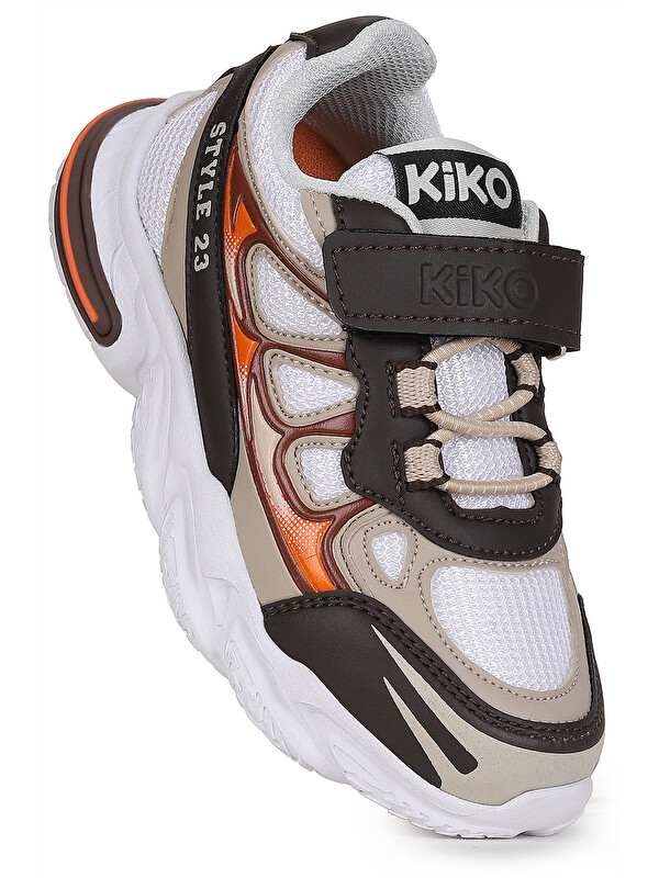 Kiko Kids Style Faylon Taban Günlük Cırtlı Erkek Çocuk Spor Ayakkabı