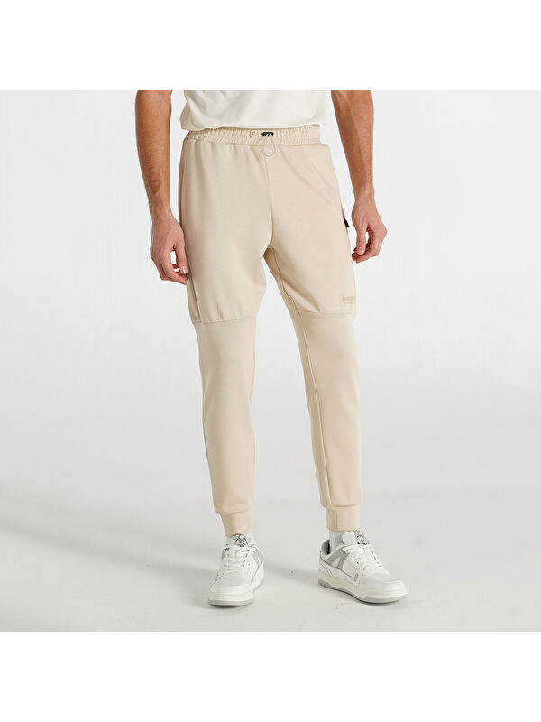 Hummel Brister Erkek Ekru Jogger Eşofman Altı