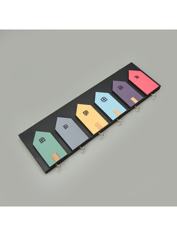 Evidea Deco House Duvar Askısı - Renkli - 40x12 cm
