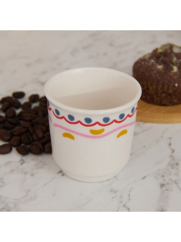 Evidea Kitchen Magique Espresso Fincanı - Renkli - 80 ml