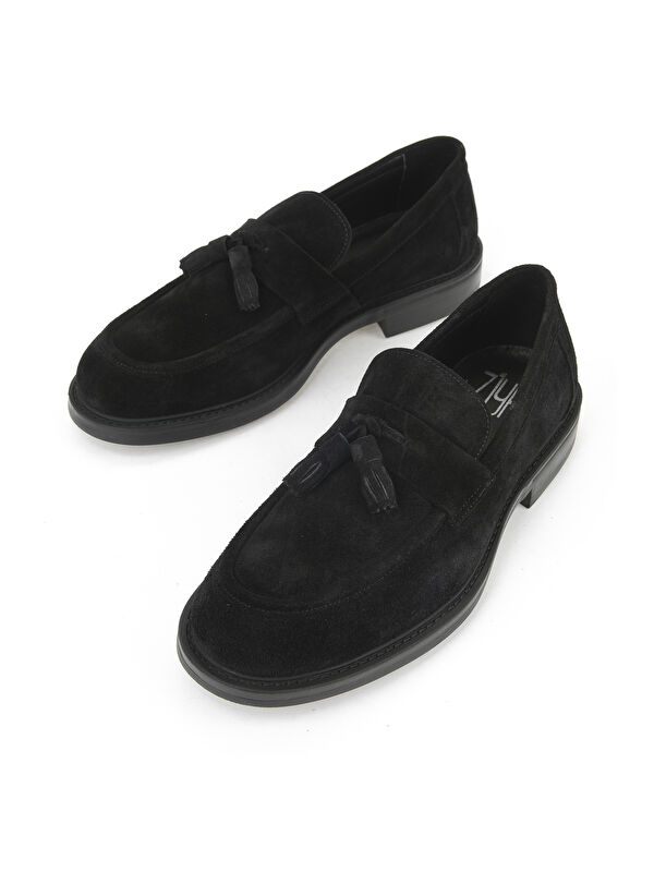 Erkek Hakiki Deri Ayakkabı 153986Z4162 Siyah - Görsel 6