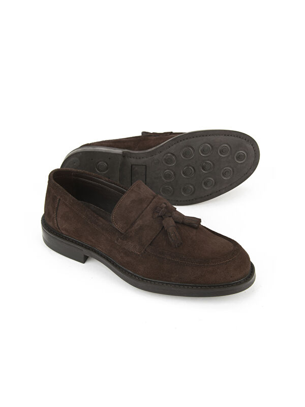 Erkek Hakiki Deri Ayakkabı 153986Z4162 Kahve - Görsel 5