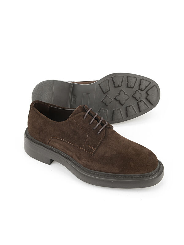 Erkek Hakiki Deri Ayakkabı 153986Z4326 Kahve - Görsel 5