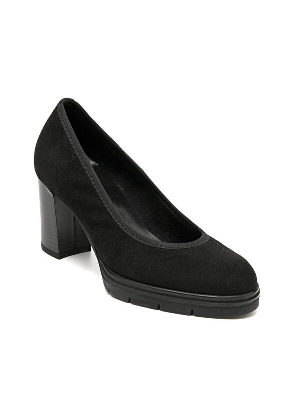Comart Kadın Topuklu / Stiletto 483700 3700 Camoscio Nero
