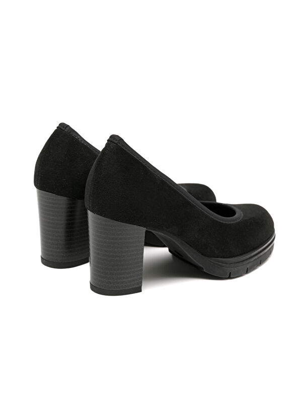 Comart Siyah Comart Stiletto 3700 Kadın Topuklu 483700 Camoscio Nero