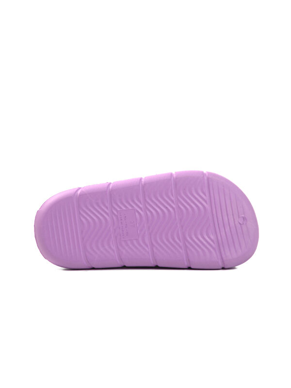 Lila İçi Kürklü Kadın Ev Terlik 712 Z - Görsel 6