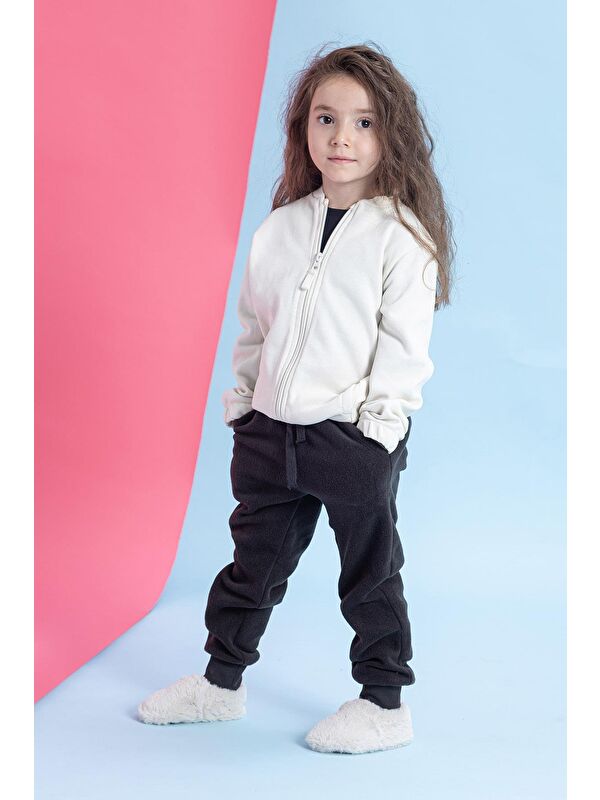 Hopfrög Beyaz Hopfrög Furry Furry Kürk Barefoot Patik (Hediye Seti)