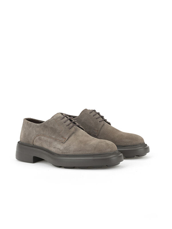 Erkek Hakiki Deri Ayakkabı 153986Z4326 Vizon - Görsel 3