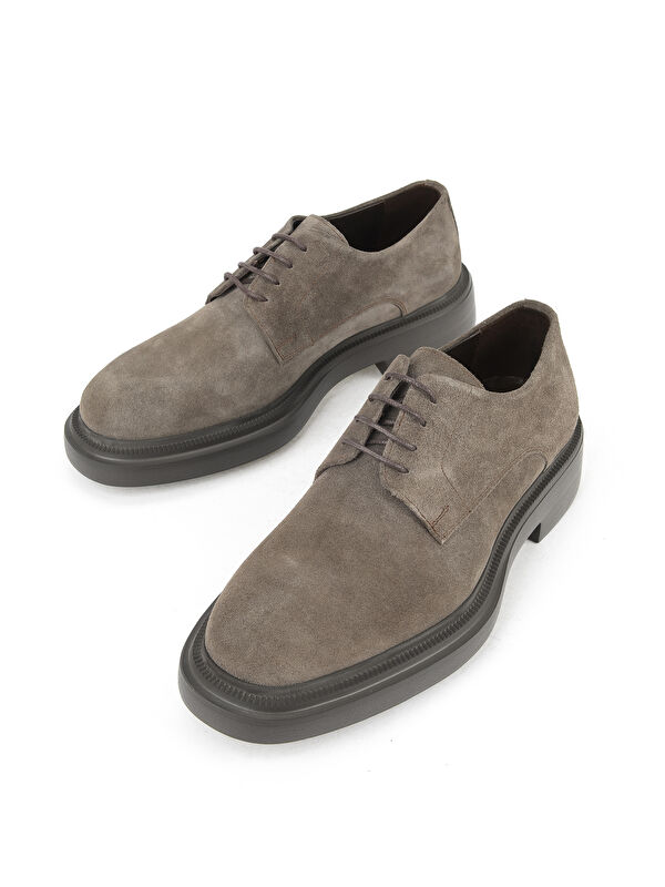 Erkek Hakiki Deri Ayakkabı 153986Z4326 Vizon - Görsel 6