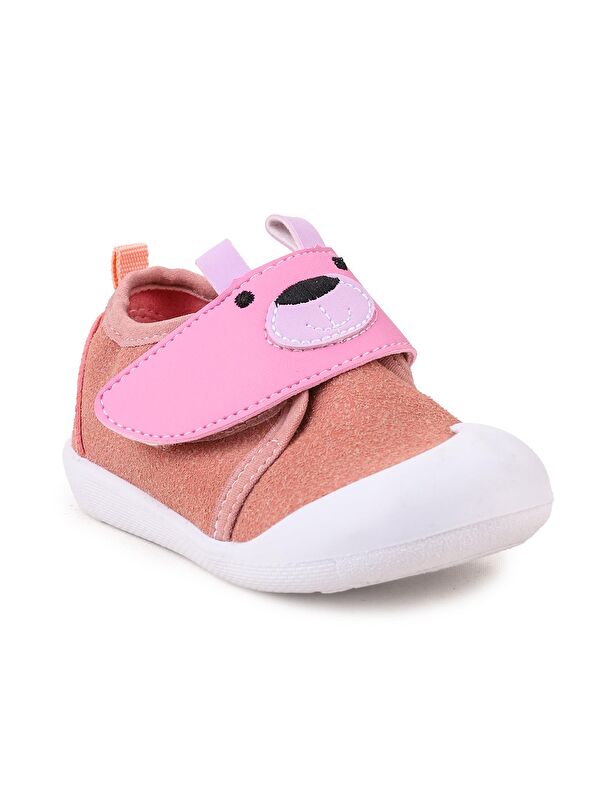Winni Cırtlı Kız Bebek İlk Adım Panduf Ayakkabı - Görsel 5