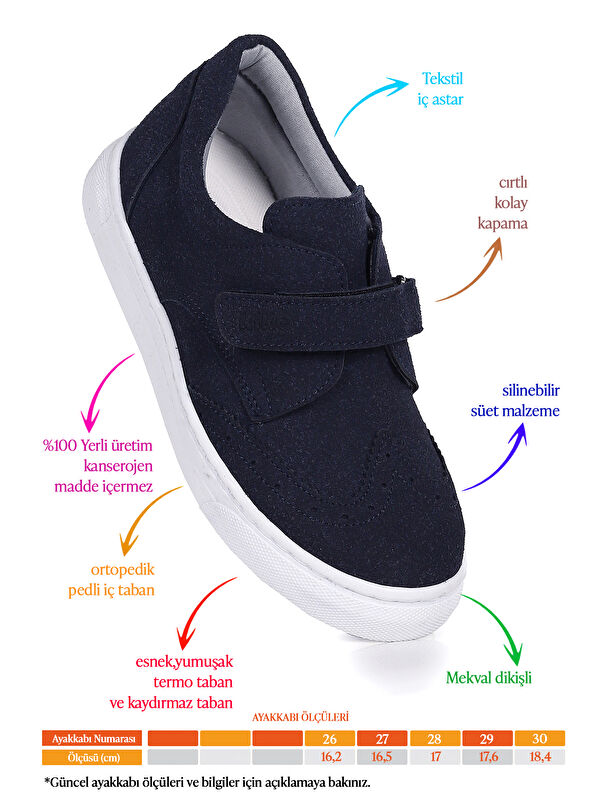 Richie Cırtlı Günlük Erkek Çocuk Casual Ayakkabı - Görsel 3