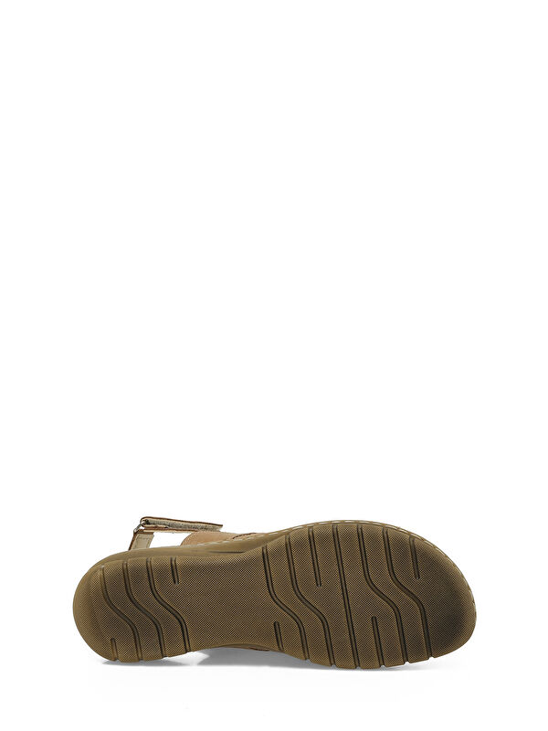 166968.Z5FX Taba Kadın Düz Sandalet - Görsel 7