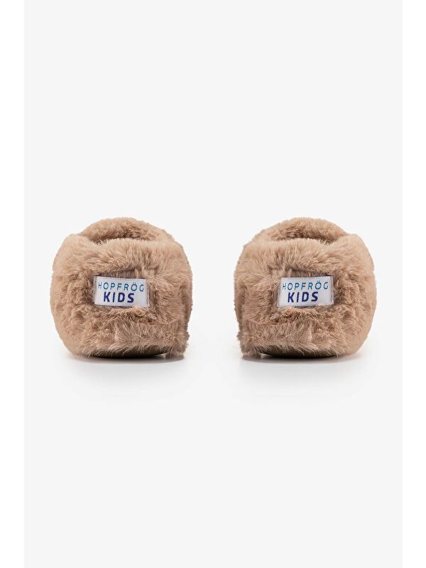 Hopfrög Beyaz Hopfrög Furry Furry Kürk Barefoot Patik (Hediye Seti)