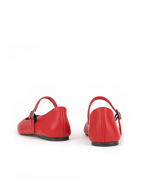 Ziya Ayakkabi Beyaz Ziya Ayakkabi Hakiki Kadın Deri Babet 1611022Z2735