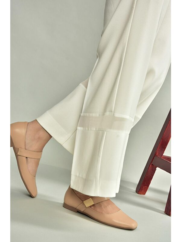 Fox Shoes Ten Kadın Babet U726454509