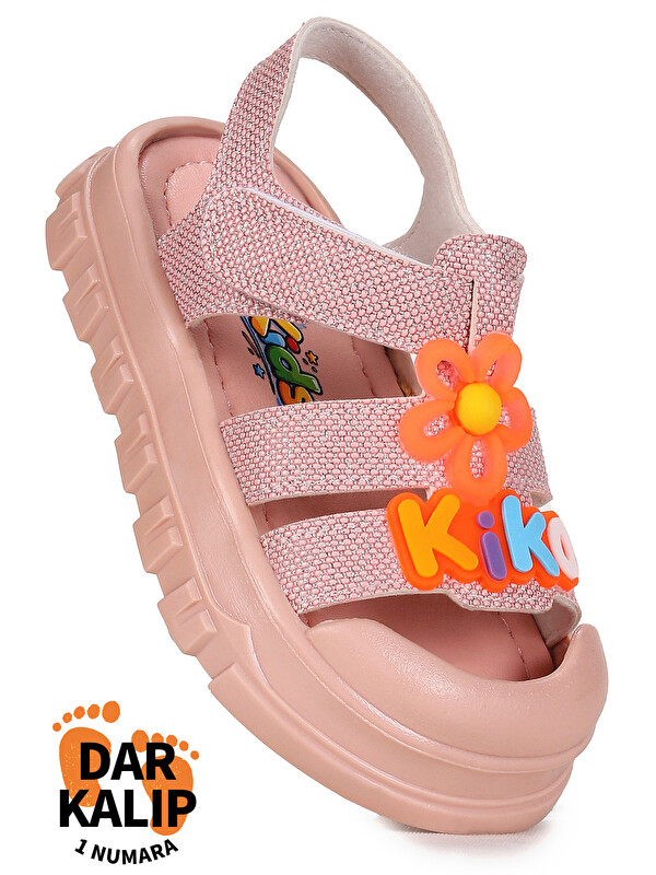 Kiko Kids Jelly Simli Hafif Taban Kız Çocuk Sandalet (1 NUMARA BÜYÜK ALINIZ)