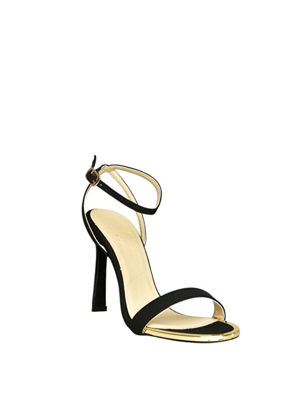 Siyah Kadın Topuklu Ayakkabı U6766062 - Görsel 6