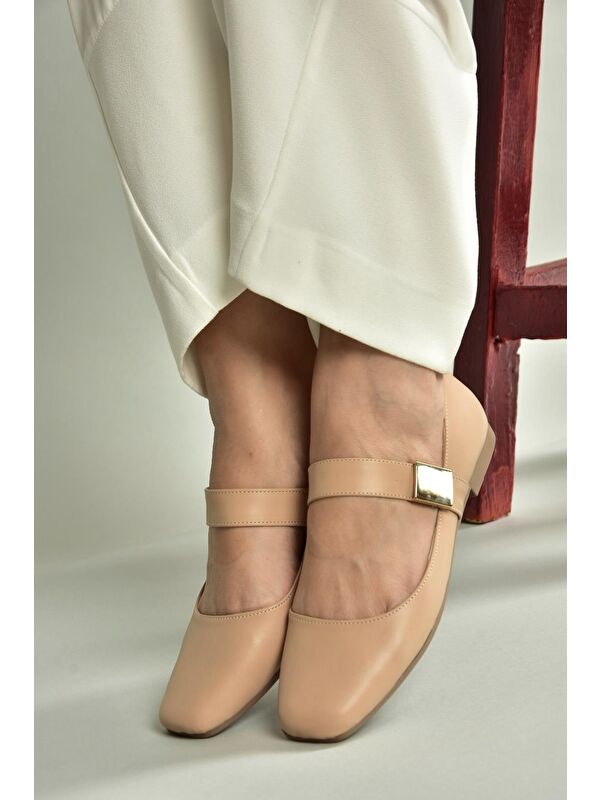 Fox Shoes Sarı Fox Shoes Babet Kadın