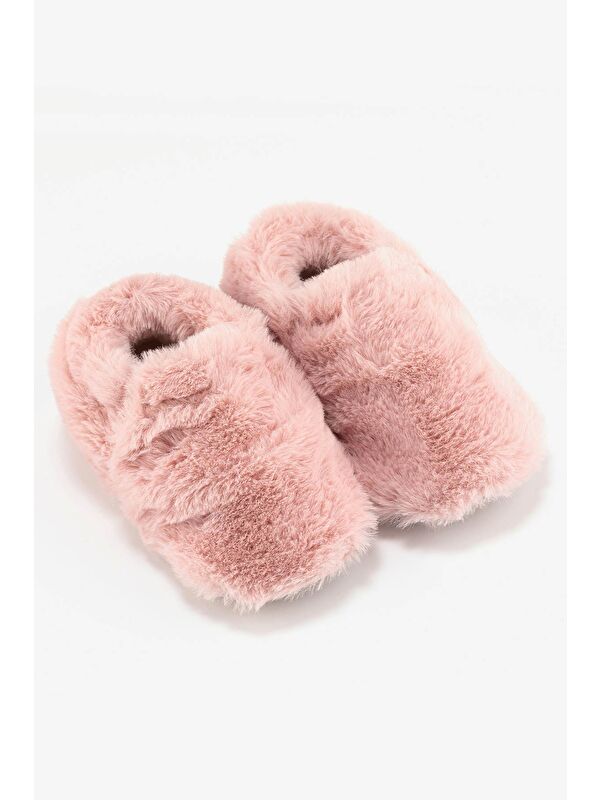 Hopfrög Beyaz Hopfrög Furry Furry Kürk Barefoot Patik (Hediye Seti)