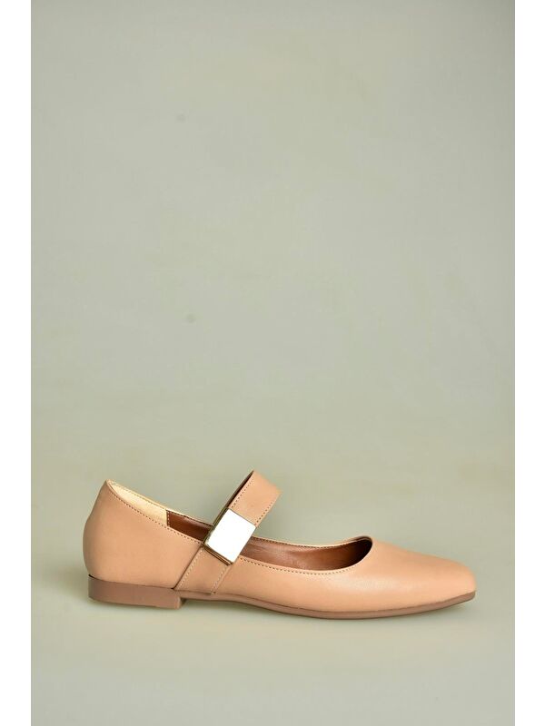Fox Shoes Sarı Fox Shoes Babet Kadın