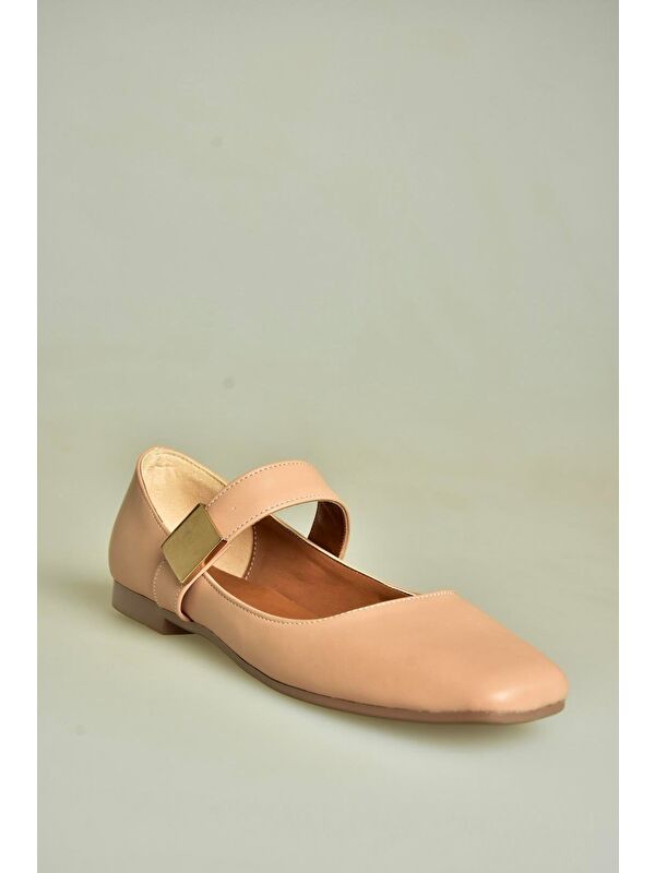 Fox Shoes Sarı Fox Shoes Babet Kadın
